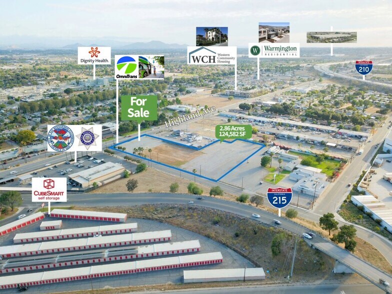 1500 W Highland Ave, San Bernardino, CA à vendre - Aérien – Image 2 sur 12