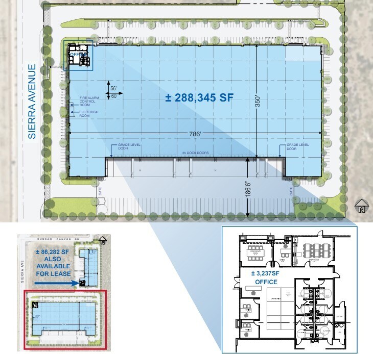 4957 Sierra Ave, Fontana, CA à louer Plan d’étage– Image 1 sur 1