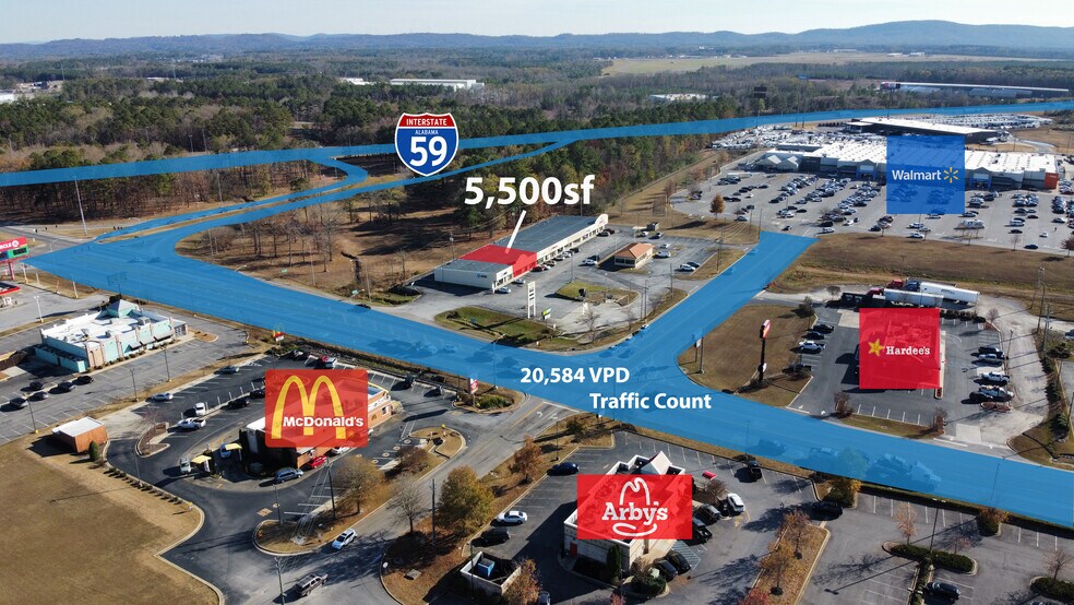 977 Gilbert Ferry Rd SE, Attalla, AL à louer - Aérien – Image 2 sur 6