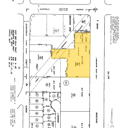 2001 W Whittier Blvd, La Habra, CA à louer - Plan cadastral – Image 2 sur 4