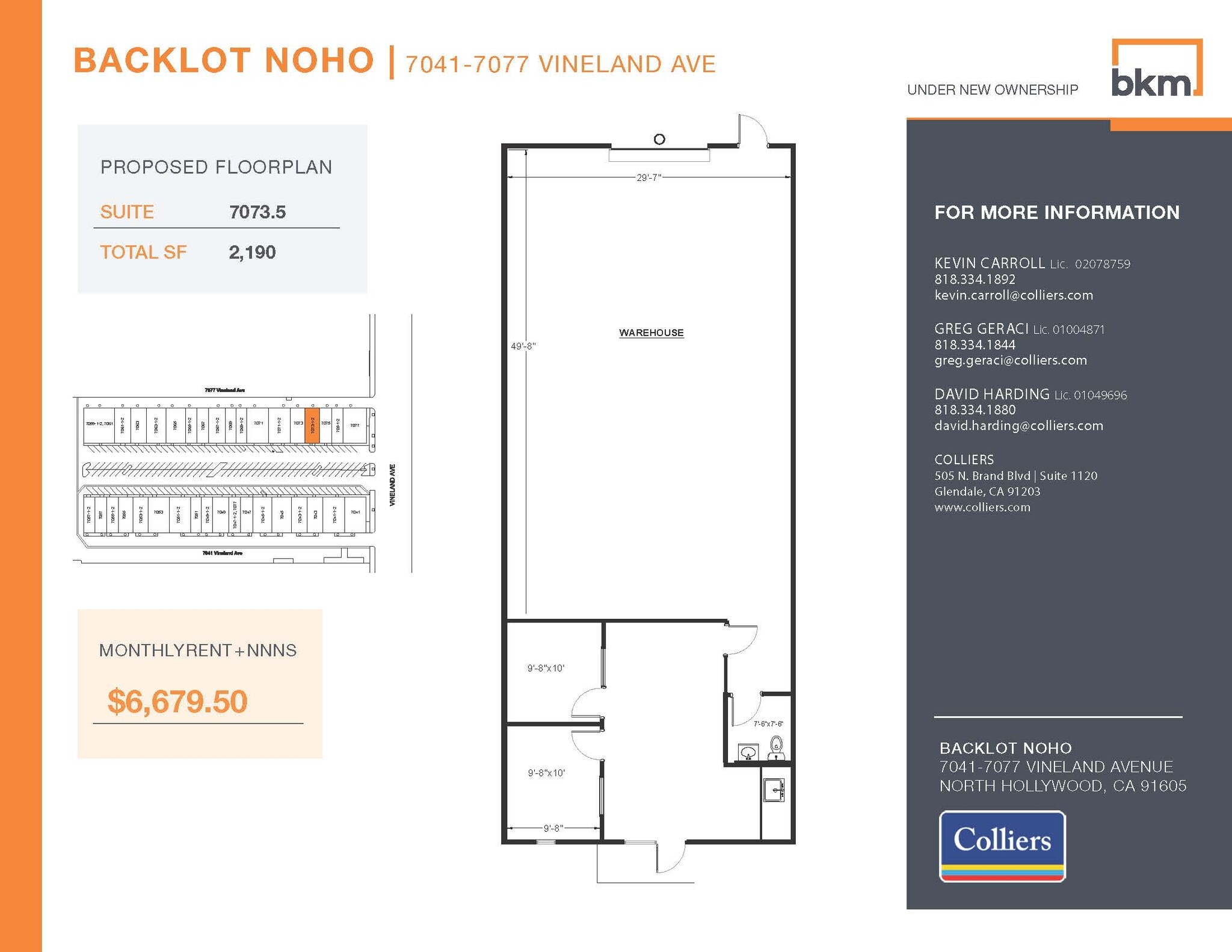 7059-7077 1/2 Vineland Ave, North Hollywood, CA à louer Photo intérieure– Image 1 sur 1