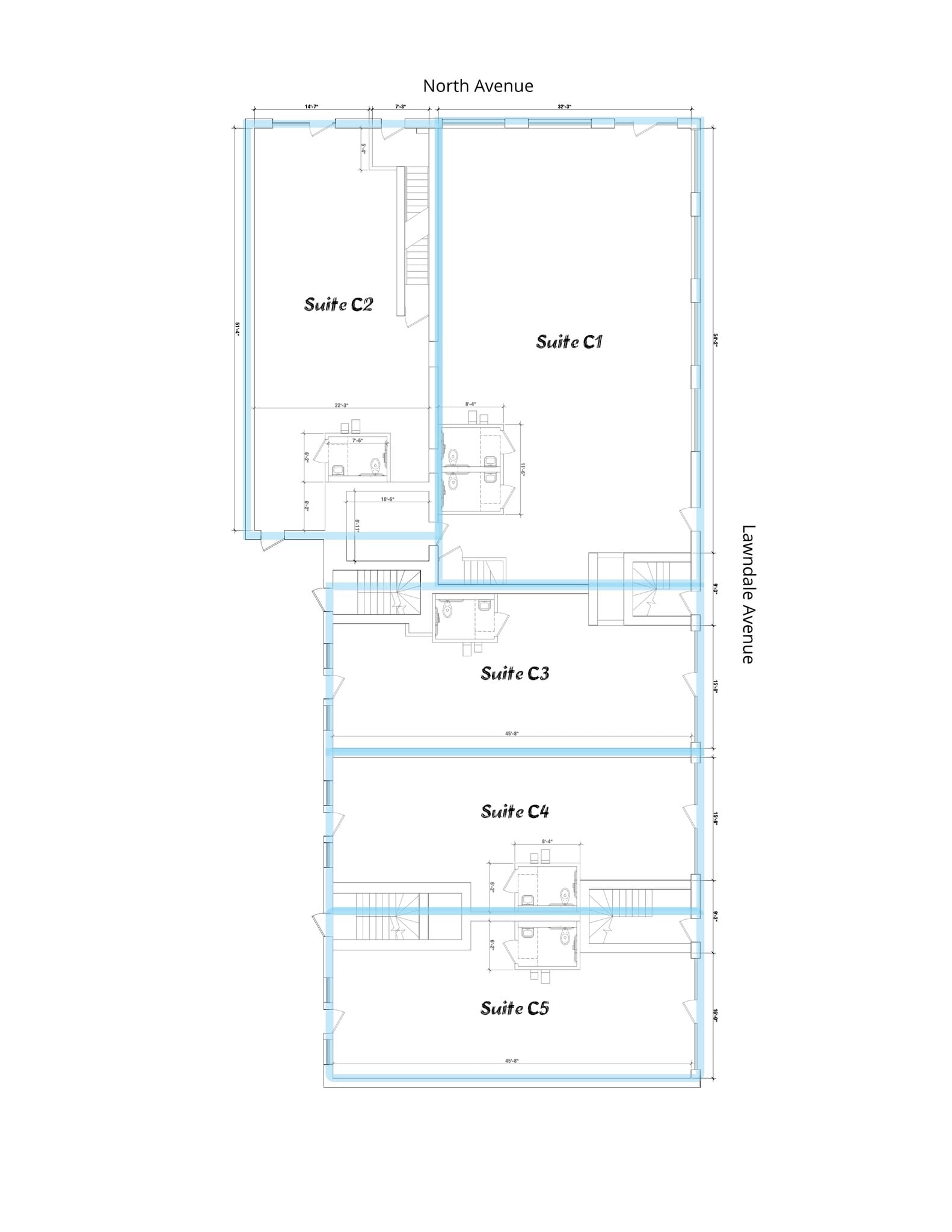 1601 N Lawndale Ave, Chicago, IL à louer Plan de site– Image 1 sur 1