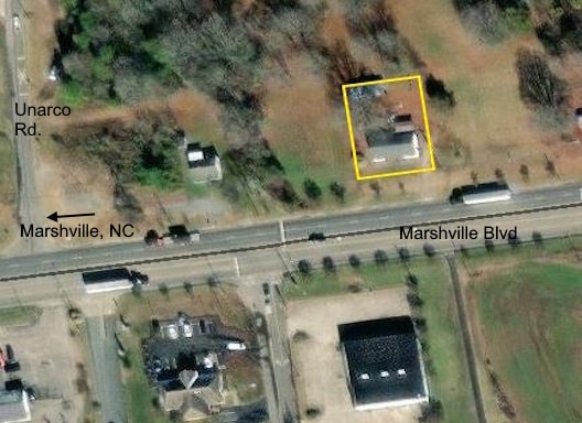 E 74 Hwy, Marshville, NC à vendre - Aérien – Image 2 sur 3