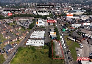 40 Oldham Rd, Rochdale, GTM - Vue aérienne vue de carte