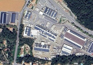 Les Quatre Chemins, Flassans-sur-Issole, VAR - Vue aérienne vue de carte