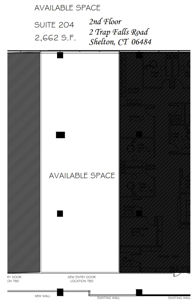 2 Trap Falls Rd, Shelton, CT à louer Plan d’étage– Image 1 sur 1