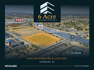 Plus de détails pour Loop 202 & McQueen Rd, Chandler, AZ - Terrain à vendre