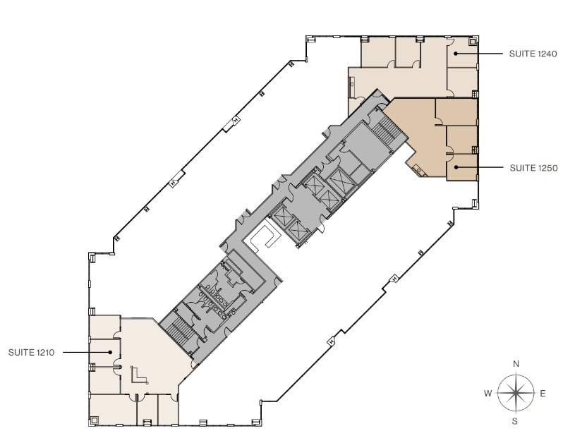 501 W Broadway, San Diego, CA à louer Plan d’étage– Image 1 sur 1