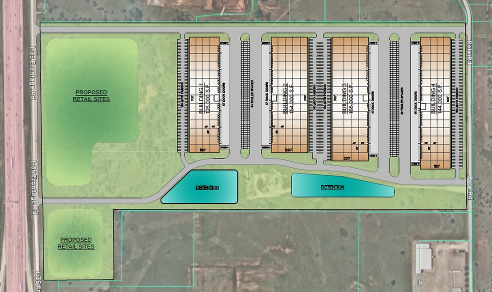 NE Corner of I-35 and NE 27th, Moore, OK à louer - Plan de site – Image 3 sur 3
