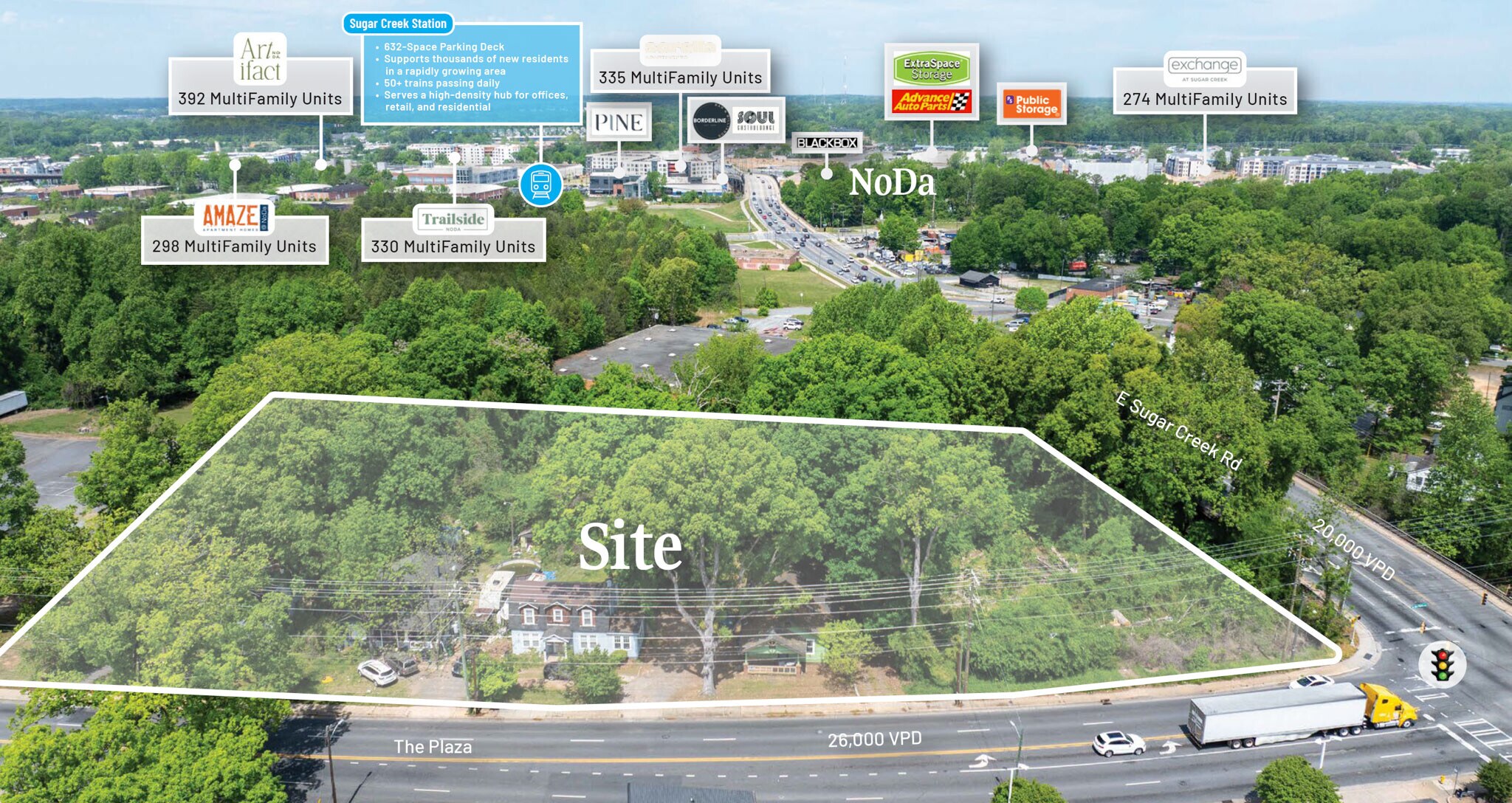3921-3945 The Plaza, Charlotte, NC à louer Photo de l’immeuble– Image 1 sur 6