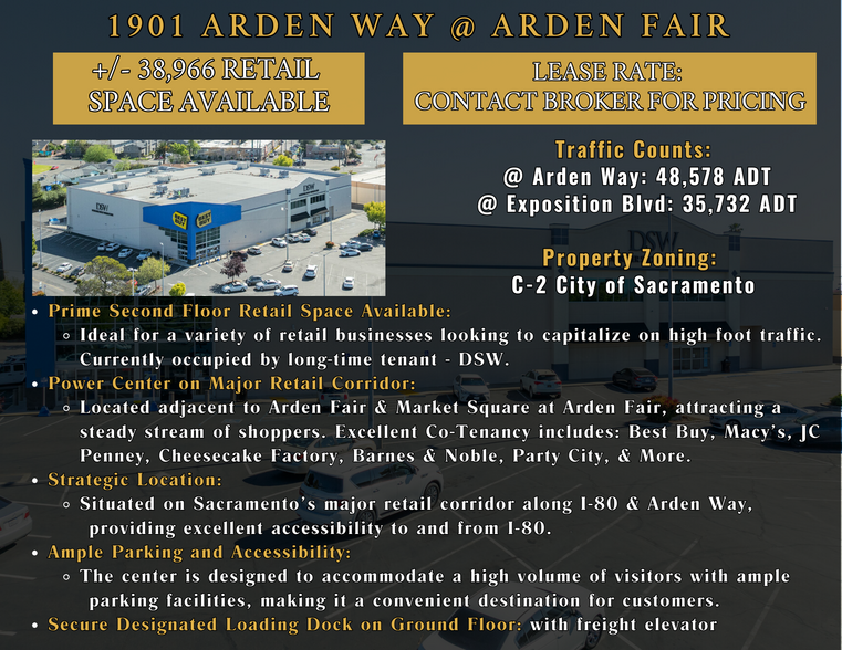 1901 Arden Way, Sacramento, CA à louer - Photo de l’immeuble – Image 2 sur 17