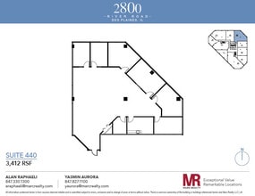 2800 S River Rd, Des Plaines, IL à louer Plan d’étage– Image 1 sur 6