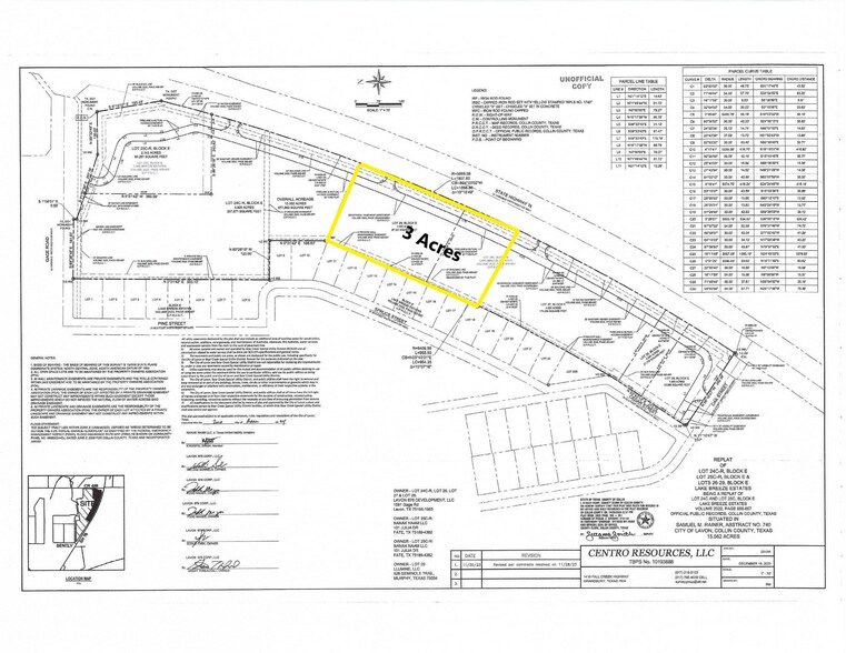 Highway 78, Lavon, TX à vendre - Plan de site – Image 3 sur 4