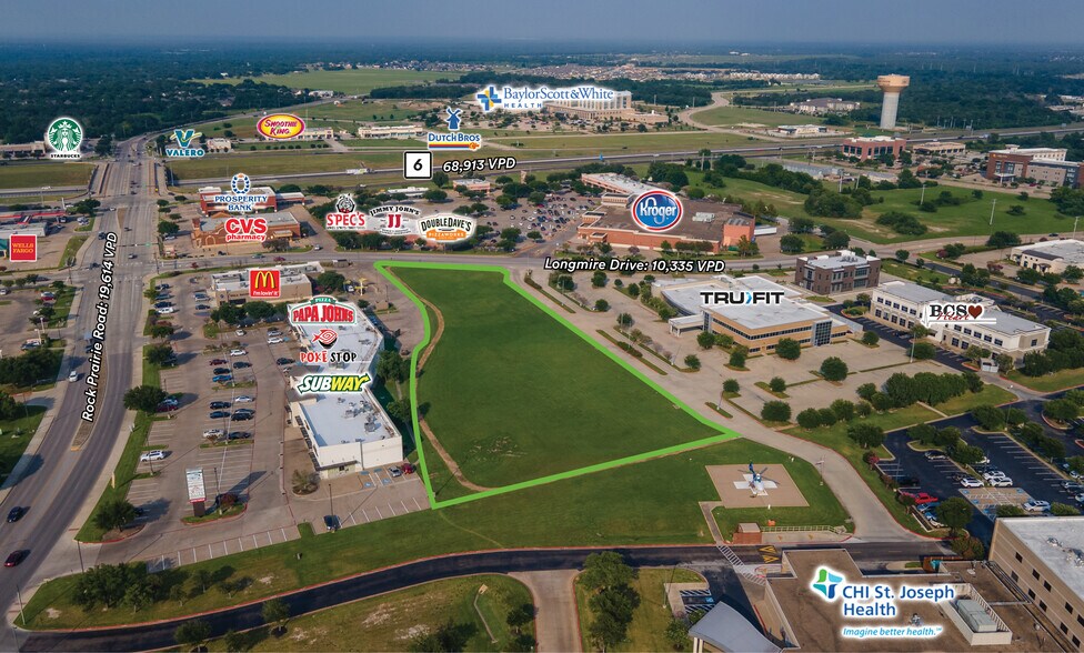 3514 - 3520 Longmire dr, College Station, TX à vendre - Aérien – Image 1 sur 7
