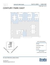 1801 Century Park E, Los Angeles, CA à louer Plan d’étage– Image 1 sur 1