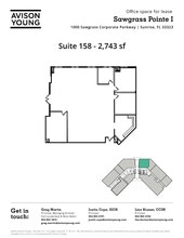 1000 Sawgrass Corporate Pkwy, Sunrise, FL à louer Plan d’étage– Image 1 sur 1
