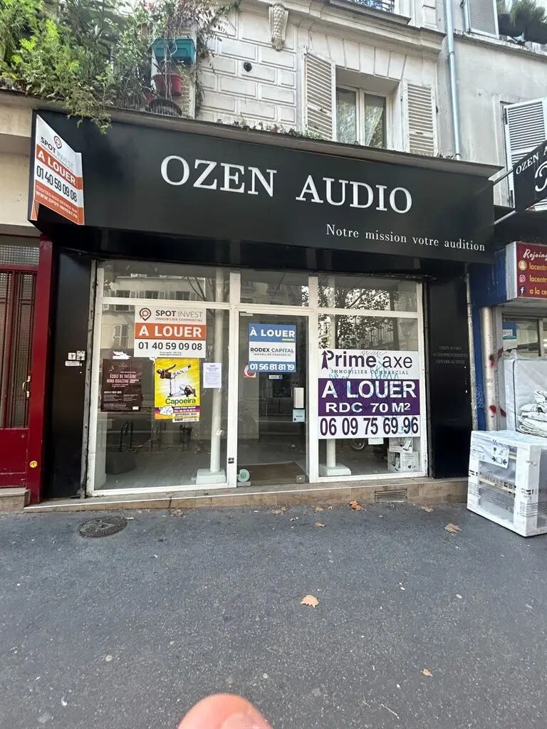 Local commercial dans Paris à vendre Photo de l’immeuble– Image 1 sur 2