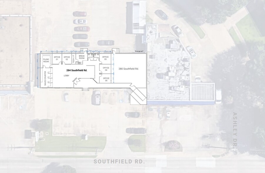 280 Southfield Rd, Shreveport, LA à louer - Plan de site – Image 1 sur 22