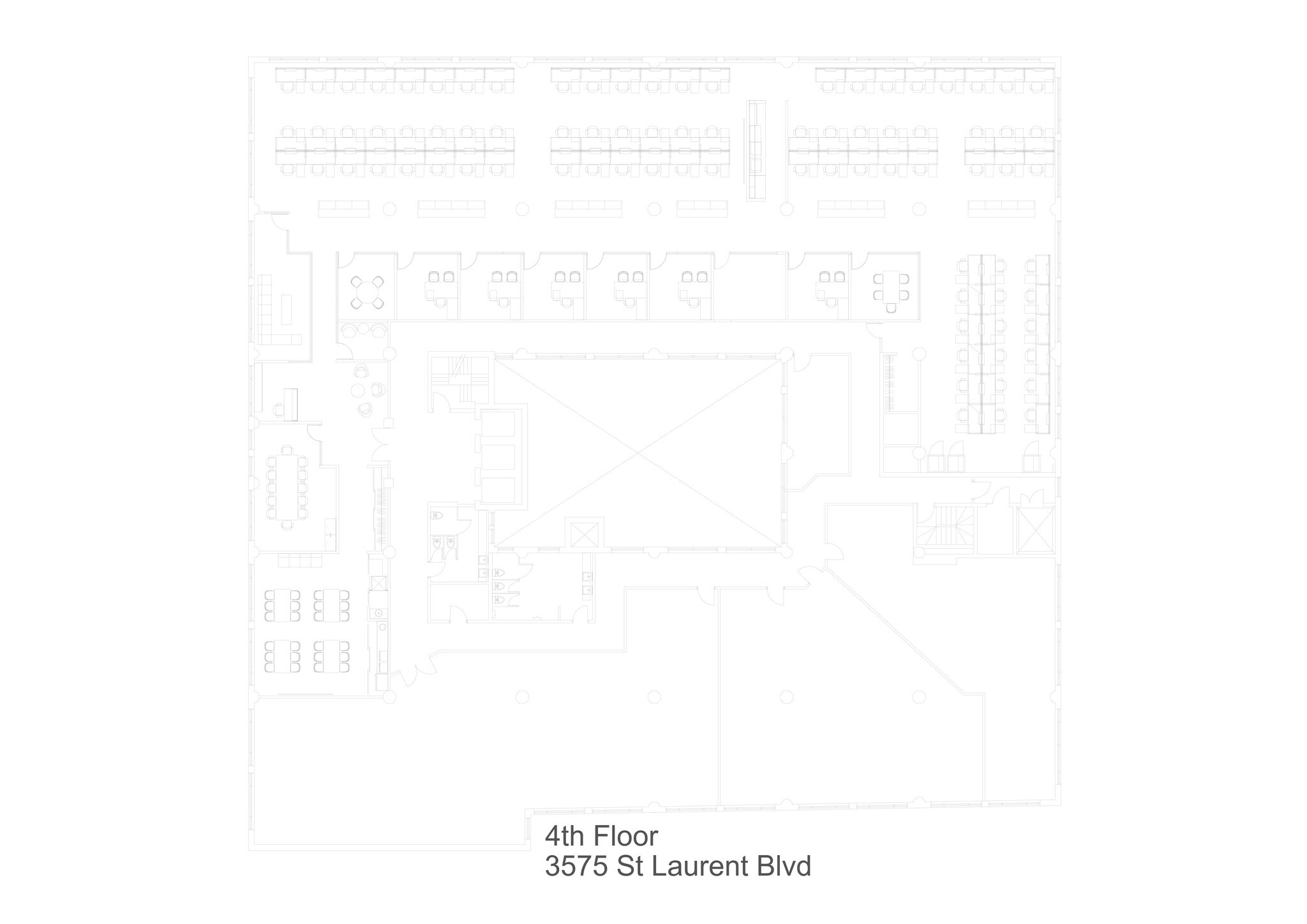 3575 Boul Saint-Laurent, Montréal, QC à louer Plan de site– Image 1 sur 1