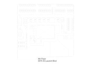3575 Boul Saint-Laurent, Montréal, QC à louer Plan de site– Image 1 sur 1