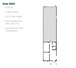 5029-5047 Martin Luther King Fwy, Fort Worth, TX à louer Plan d’étage– Image 1 sur 1