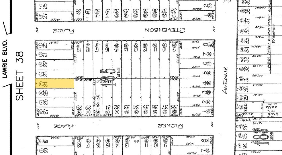 599 New Brunswick Ave, Perth Amboy, NJ à louer - Plan cadastral – Image 3 sur 4