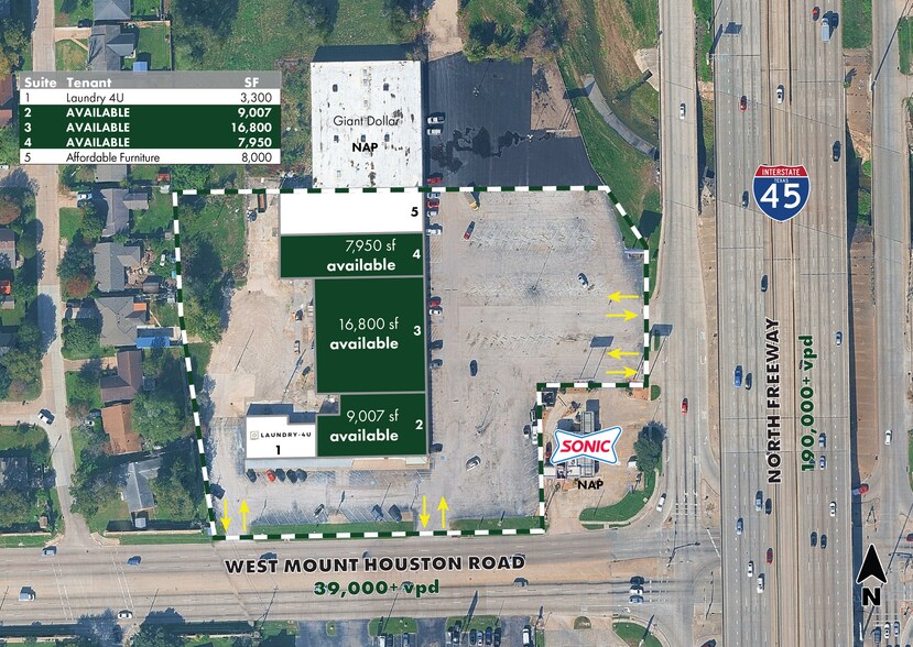 9411 North Fwy, Houston, TX à louer - Plan de site – Image 3 sur 3