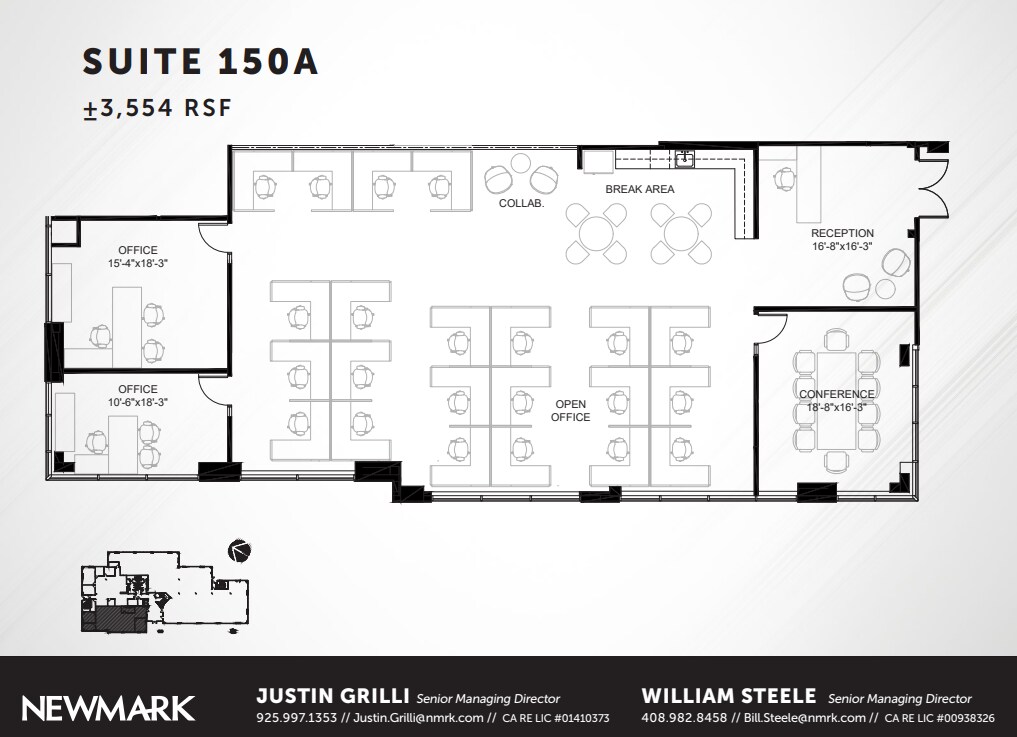 7180 Koll Center Pky, Pleasanton, CA à louer Plan d’étage– Image 1 sur 2