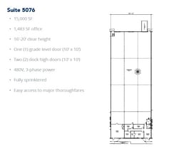 5029-5047 Martin Luther King Fwy, Fort Worth, TX à louer Plan d’étage– Image 1 sur 1