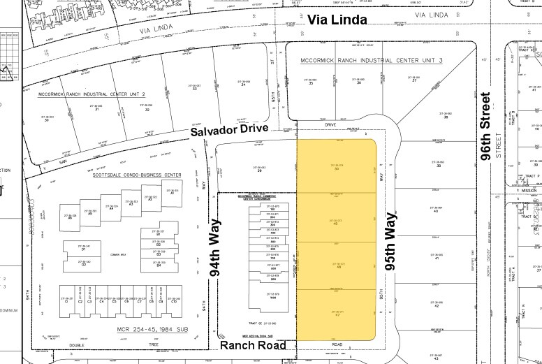 9318 N 95th Way, Scottsdale, AZ à louer - Plan cadastral – Image 3 sur 3
