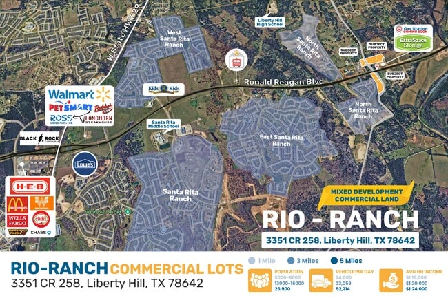 Plus de détails pour 3351 County Road 258, Liberty Hill, TX - Terrain à vendre