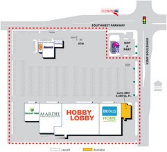 2811 Southwest Pky, Wichita Falls, TX à louer Plan de site– Image 1 sur 2