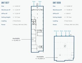 9011-9045 N Deerwood Dr, Brown Deer, WI à louer Plan d’étage– Image 1 sur 1