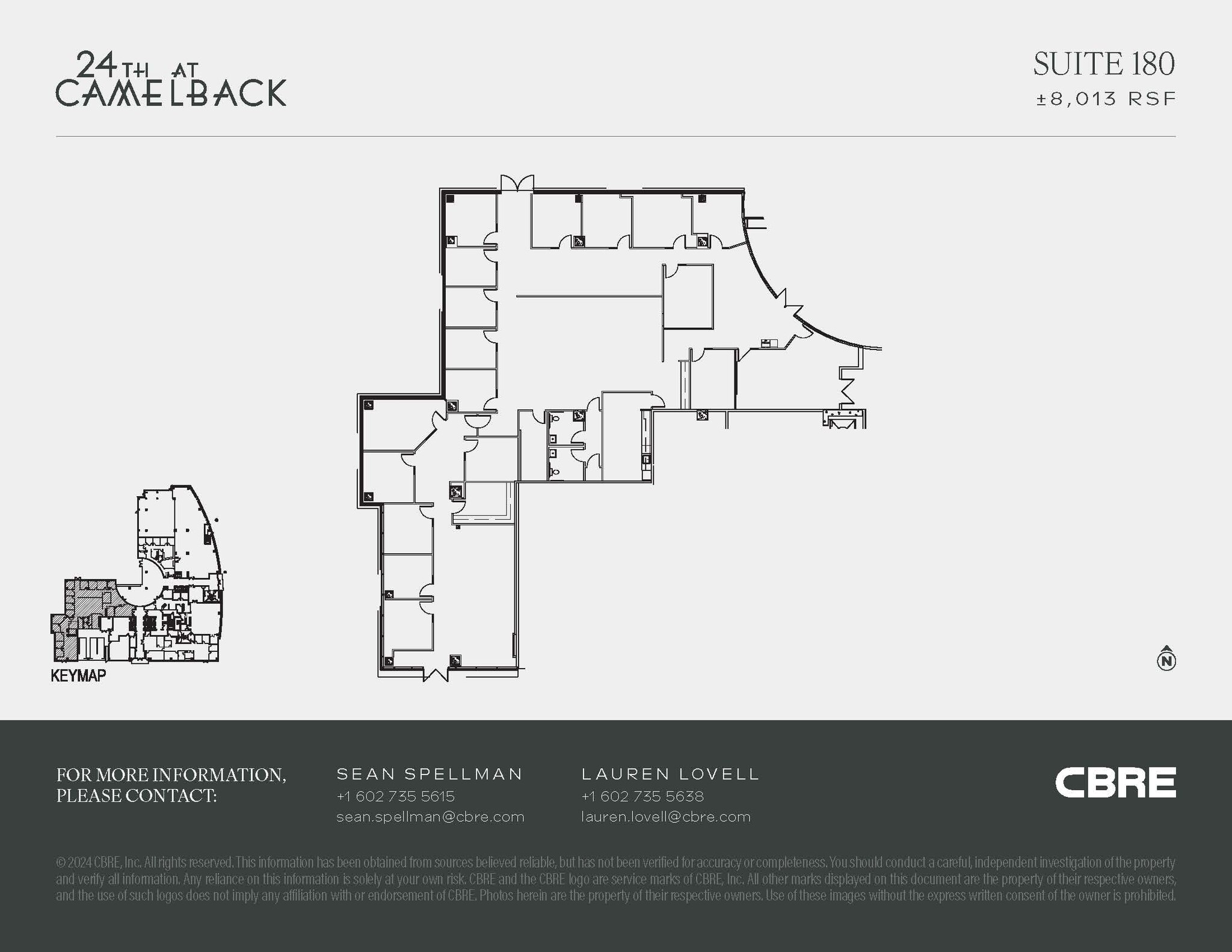 2375 E Camelback Rd, Phoenix, AZ à louer Plan d’étage– Image 1 sur 1