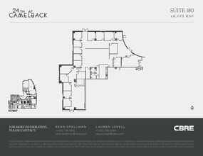 2375 E Camelback Rd, Phoenix, AZ à louer Plan d’étage– Image 1 sur 1