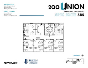 200 Union Blvd, Lakewood, CO à louer Plan d’étage– Image 1 sur 1