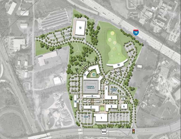 4511 S Cedarbrook Rd, Allentown, PA à louer - Plan de site – Image 2 sur 2