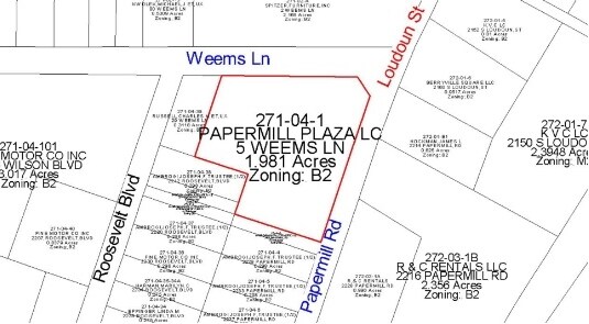 5-25 Weems Ln, Winchester, VA à louer - Plan cadastral – Image 2 sur 16