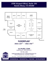 1550 Airport Blvd, Santa Rosa, CA à louer Plan d’étage– Image 1 sur 1