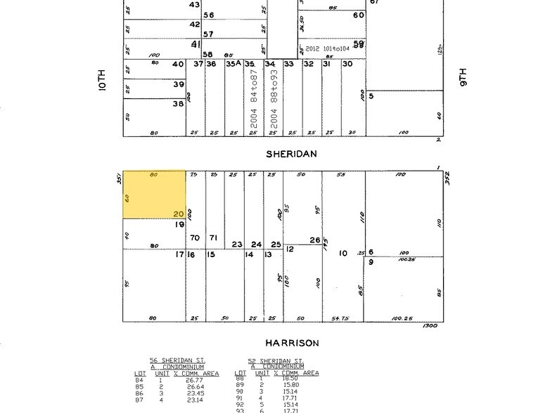 365-371 10th St, San Francisco, CA à louer - Plan cadastral – Image 2 sur 15