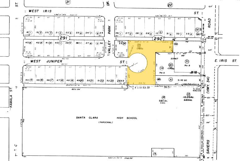 161-166 W Juniper St, Oxnard, CA à vendre - Plan cadastral – Image 3 sur 11
