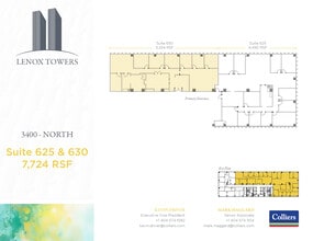 3400 Peachtree Rd NE, Atlanta, GA à louer Plan d’étage– Image 2 sur 2