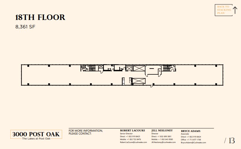 3000 Post Oak Blvd, Houston, TX à louer Plan d’étage– Image 1 sur 1