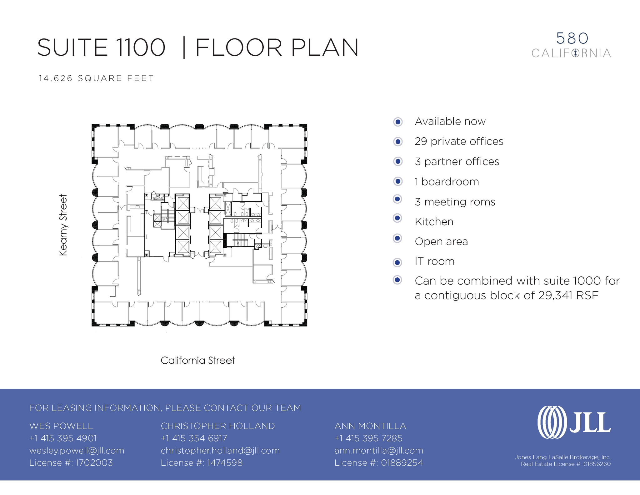 580 California St, San Francisco, CA à louer Photo intérieure– Image 1 sur 1