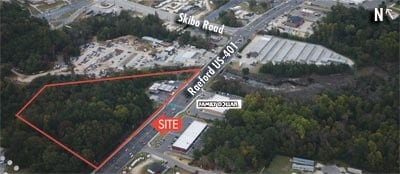 6022 Raeford Rd, Fayetteville, NC - VUE AÉRIENNE vue de carte