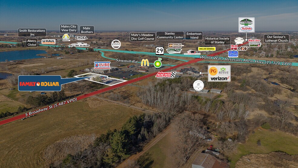 618 S Broadway St, Stanley, WI à vendre - Photo de l’immeuble – Image 3 sur 5