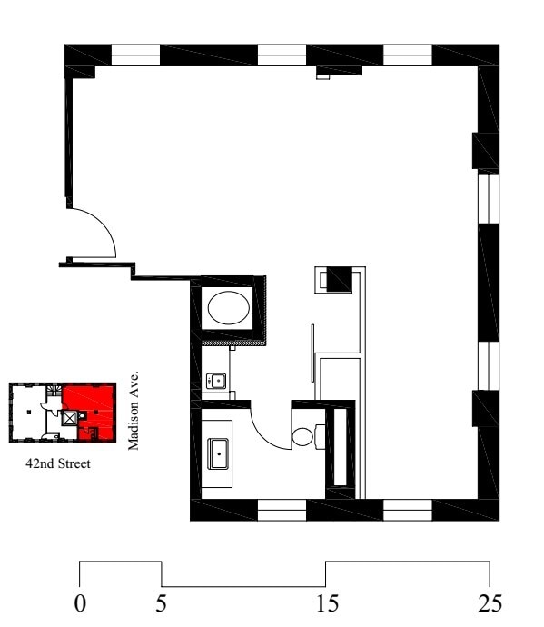 315 Madison Ave, New York, NY à louer Plan d’étage– Image 1 sur 1