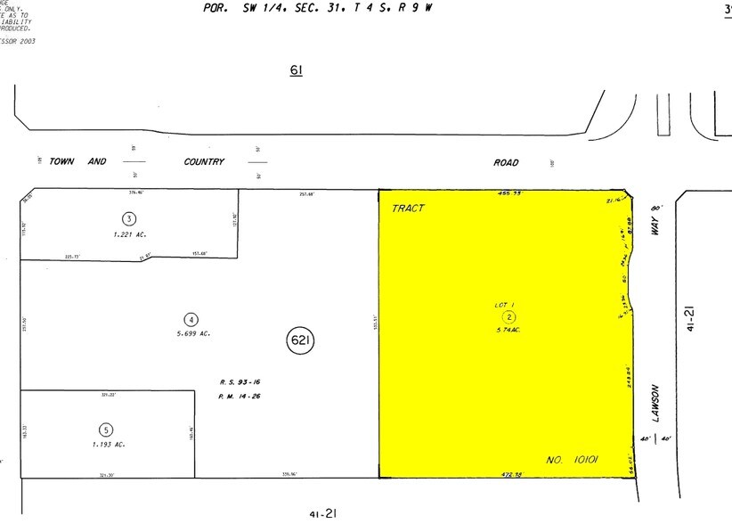 1100 W Town and Country Rd, Orange, CA à louer - Plan cadastral – Image 2 sur 9