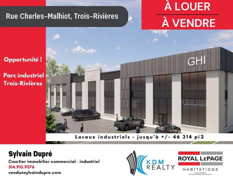 4650 Rue Charles-Malhiot, Trois-Rivières, QC à louer - Photo principale – Image 1 sur 7