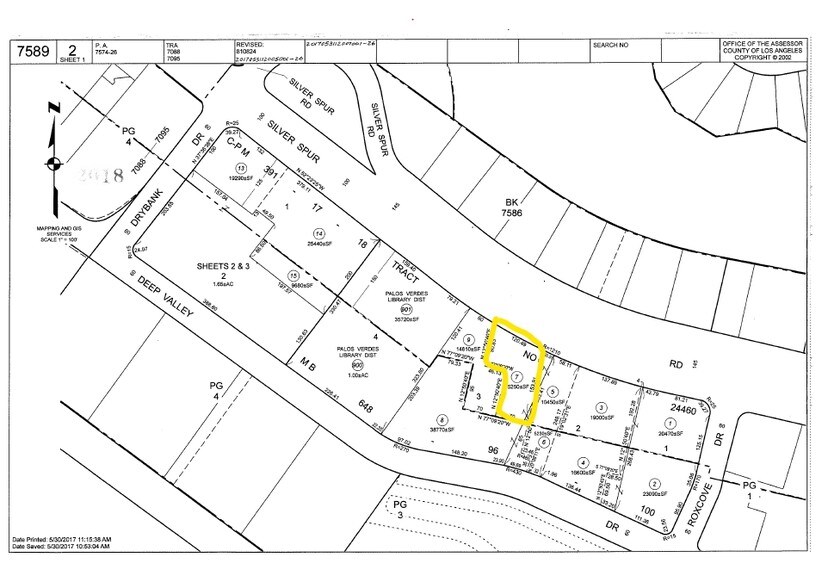 715 Silver Spur Rd, Rolling Hills Estates, CA à louer - Plan cadastral – Image 1 sur 28